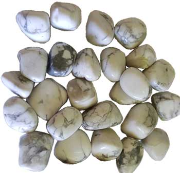White Howlite Polished