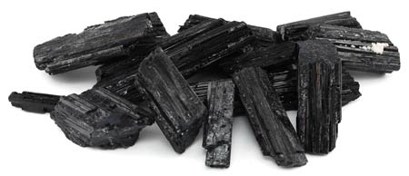 Black Tourmaline Untumbled